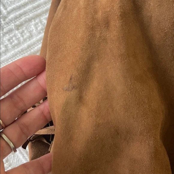 western native Brown Suede Fringe Jacket vintage - Picture 17 of 17